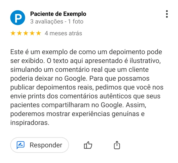 S - Depoimentos - Site google - W,D,N,T,C - Dep - Ex 01